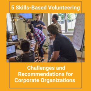 skills-based volunteering