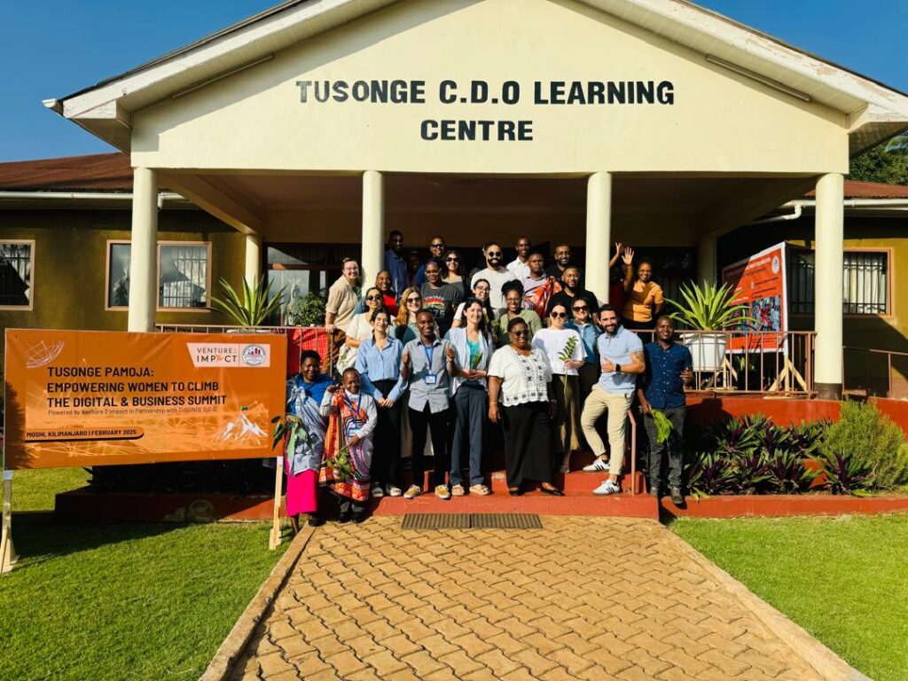 Volunteers, partners, and local leaders gathered at the Tusonge C.D.O Learning Centre in Moshi, Kilimanjaro during the 2025 Digital & Business Summit — a powerful collaboration to empower women through digital entrepreneurship training, community dialogue, and inclusive innovation.